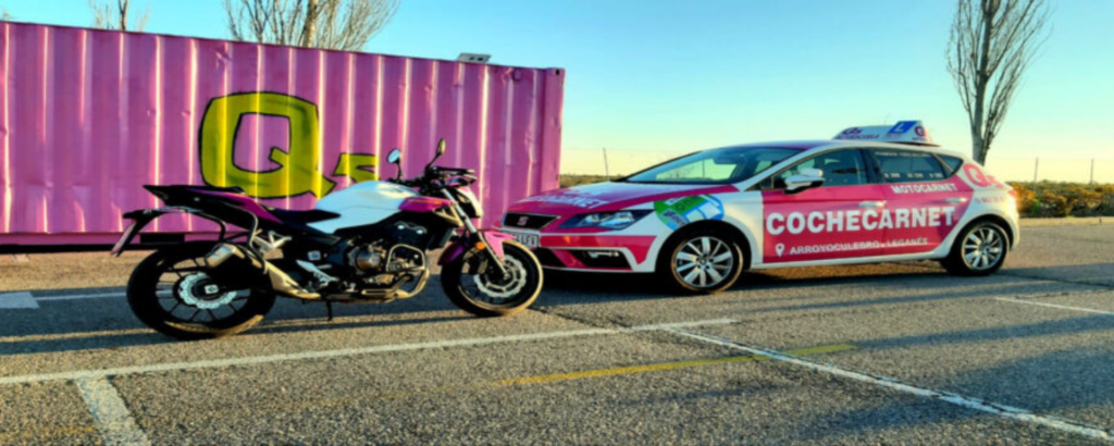 Carnet de moto y coche en Madrid